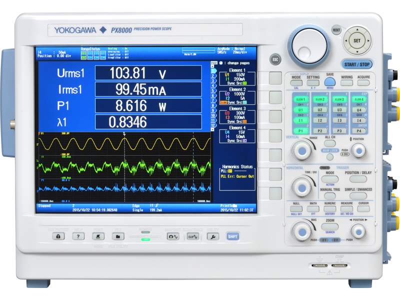 Yokogawa PX8000 is a precision power scope