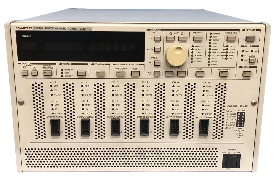 Advantest R6741 Multichannel power source