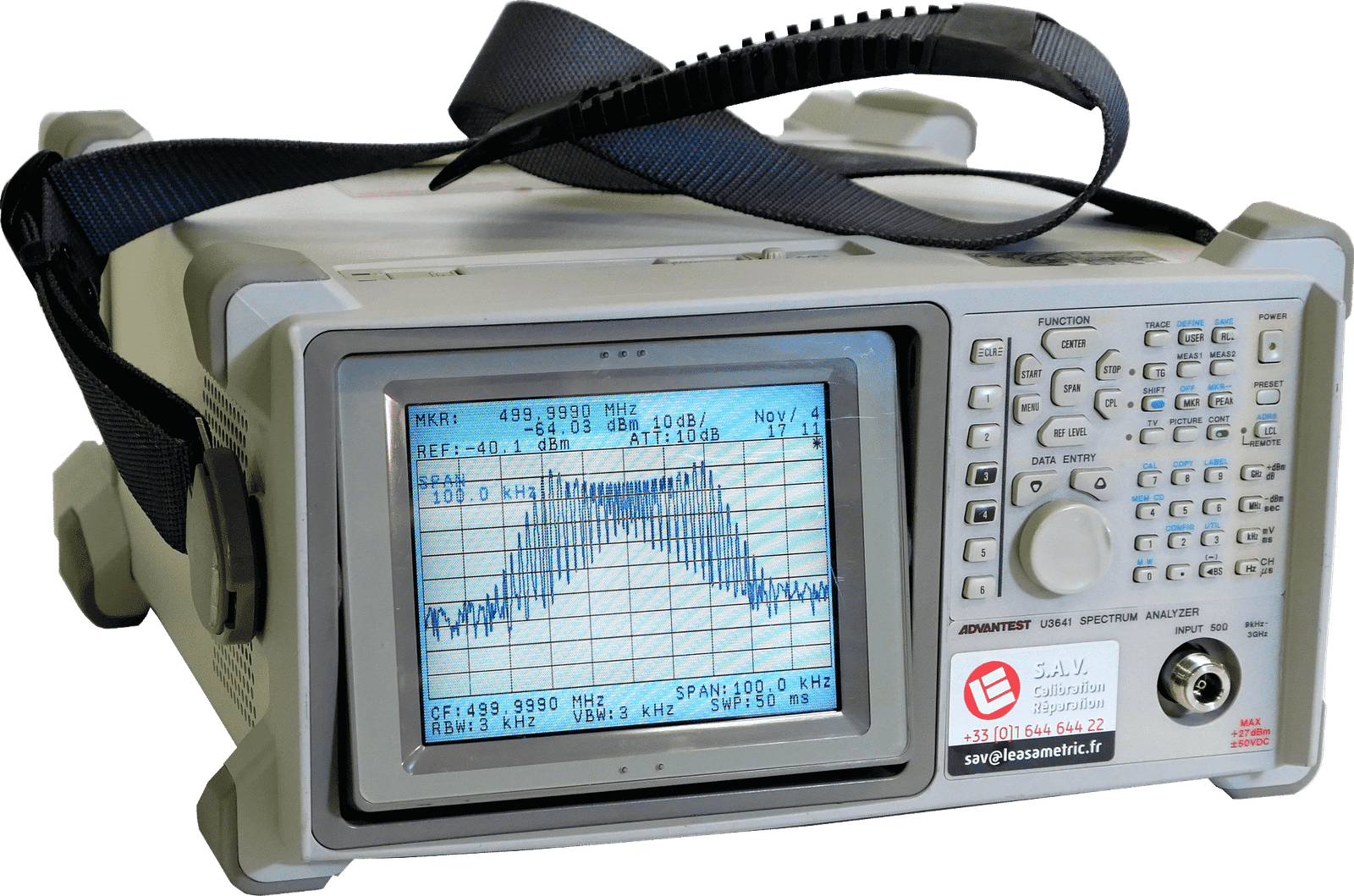 Advantest U3641 9kHz to 3GHz Spectrum Analyzer