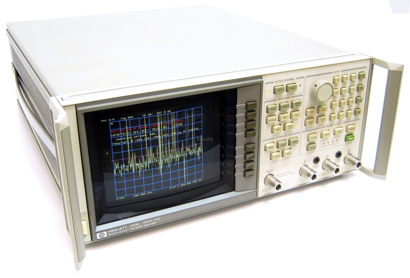 Agilent / HP 8753C Network Analyzer, 300 kHz to 6 GHz w/ Opt 006