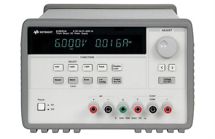 Agilent / HP E3631A 80W Triple Output Power Supply – 6V, 5A & ±25V, 1A