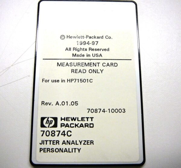 Agilent/Keysight 70874A