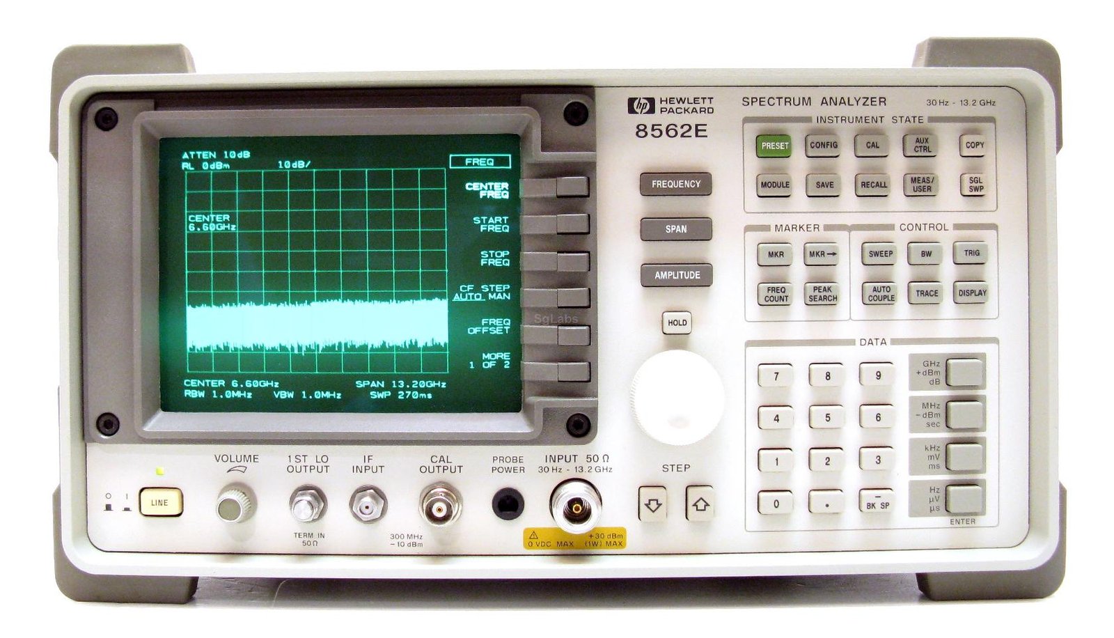 Agilent / Keysight 8562E Portable Spectrum Analyzer, 30 Hz to 13.2 GHz