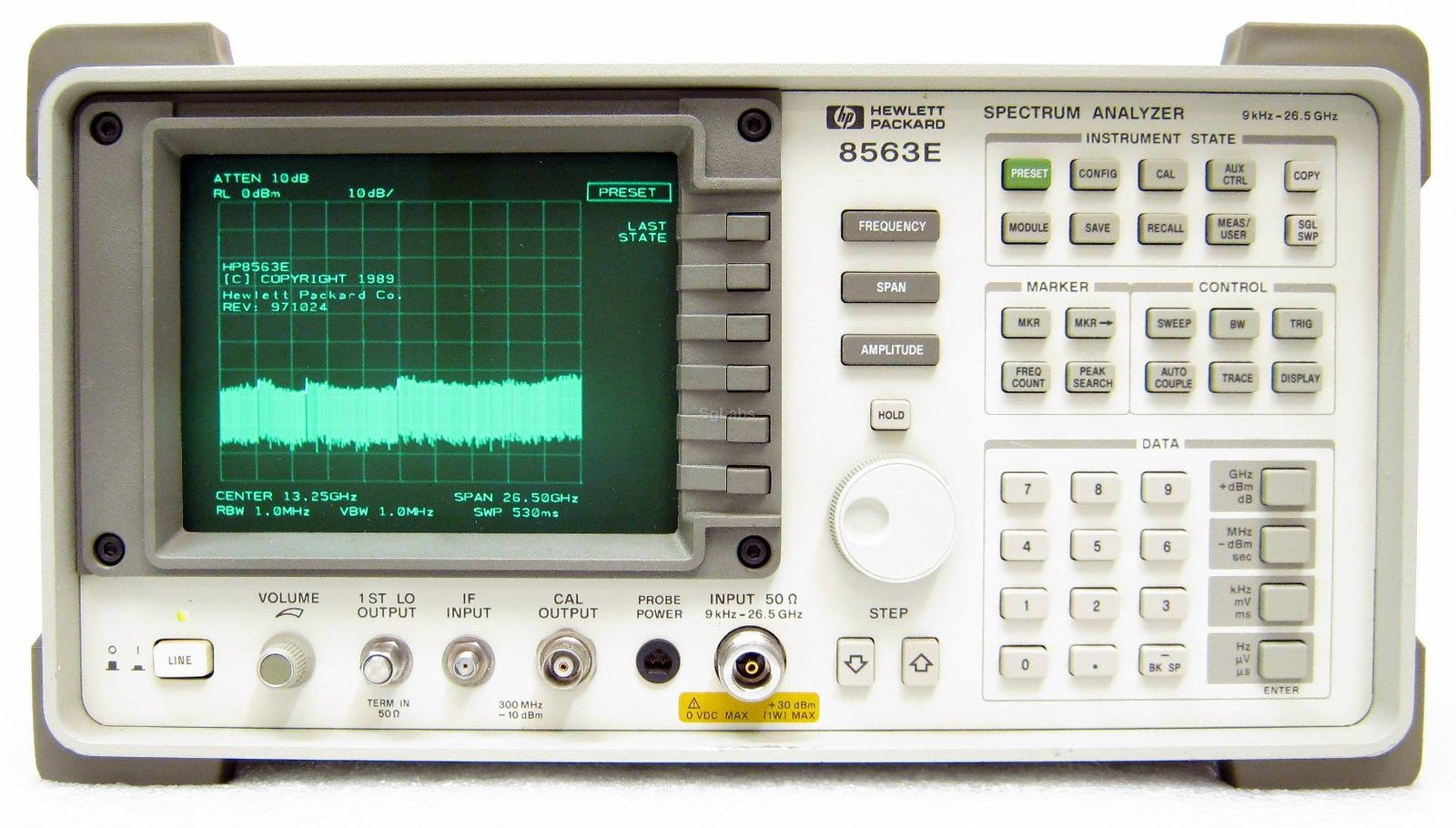 Agilent / Keysight 8563E Portable Spectrum Analyzer, 9 kHz to 26.5 GHz