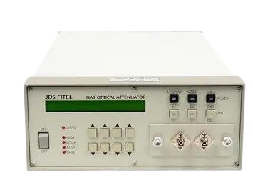 JDSU HA9W1 Optical Attenuator 700-1750nm multimode (50/125um) **CALIBRATED**