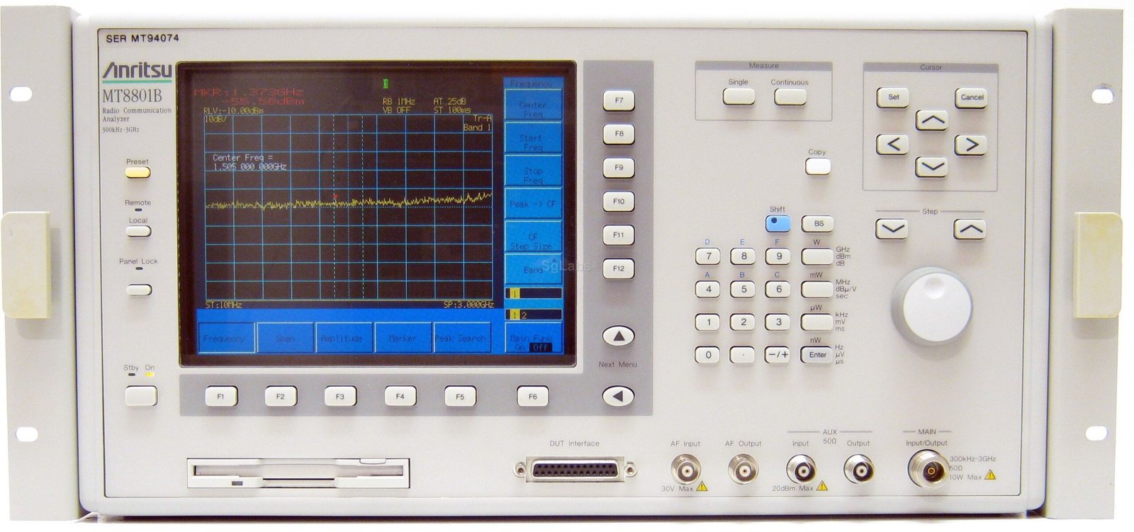 ANRITSU MT8801B MT81872 W/Opt.01,02,07
