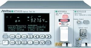 ANRITSU MT9810A OPTICAL TEST SET WITH OPTICAL SENSOR MODULE MU931421A
