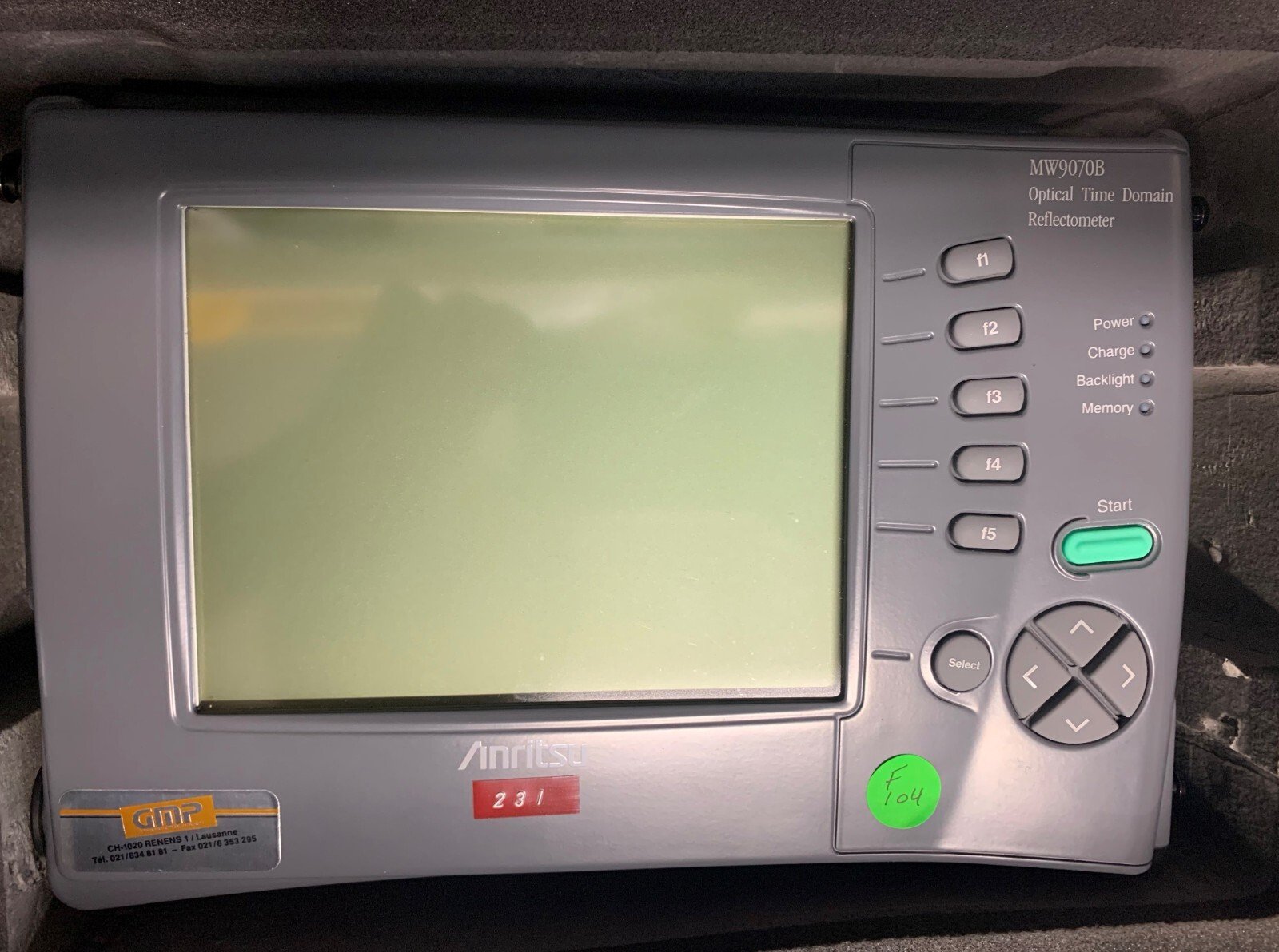 ANRITSU MW9070B OPTICAL TIME DOMAIN REFLECTOMETER WI FULL SET W CASE