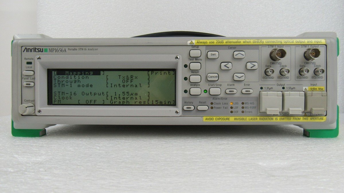 Anritsu MP1656A Portable STM-16 Analyze w 01,21