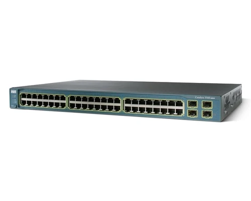 Cisco WS-C3560G-48TS-S Catalyst 3560G Series 48 ports switch for networking.