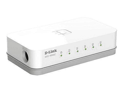 D-Link DES-1005D 5-Ports External Ethernet Switch Router Modem DLINK