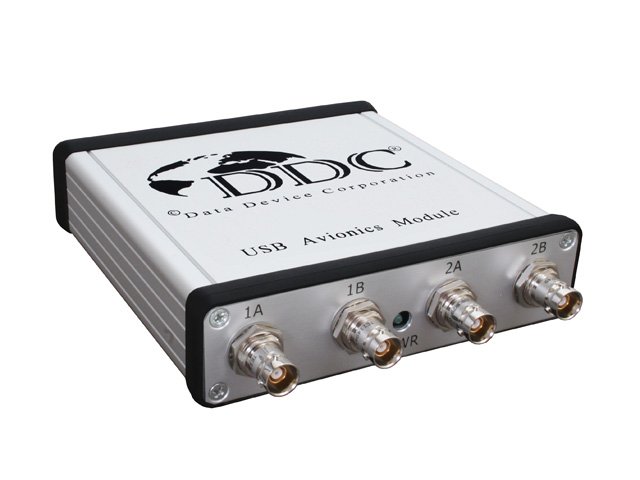 DDC BU-67103U200L-JL0 USB Avionics Device with MIL-STD-1553 and ARINC 429 Interfaces