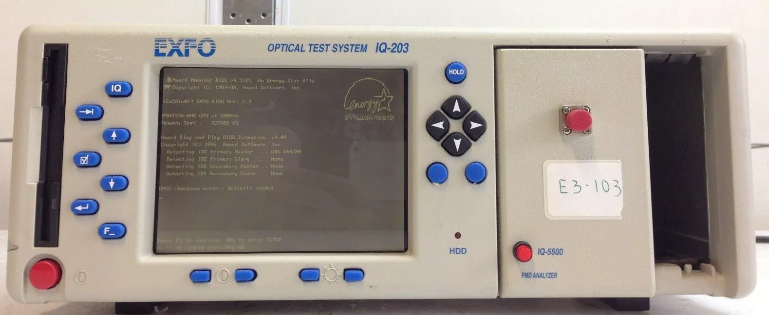 EXFO IQ-203 Optical Test System W/ IQ-5500