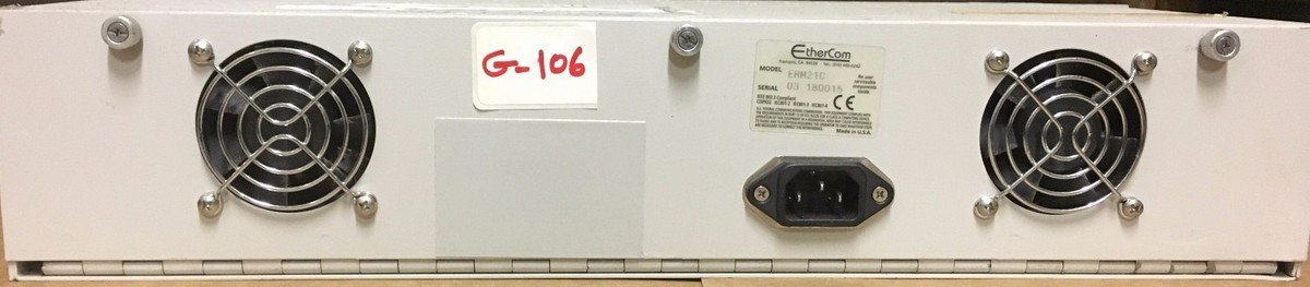 ETHERCOM RACK MOUNT 21 SLOT CHASSIS w/8 EFM14 Cards