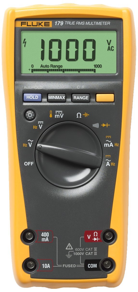 Fluke 179/EFSP-NIST True RMS Digital Multimeter with built-in thermometer