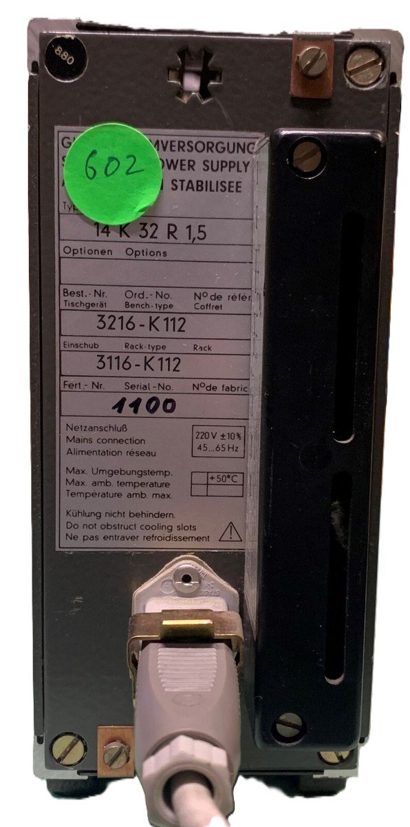 Gossen Konstanter 14K 32 R1.5 DC Power Supply Unit 32V 1.5A