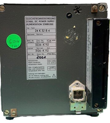 Gossen Konstanter 24K32R4 DC Power Supply Unit 32V 4A