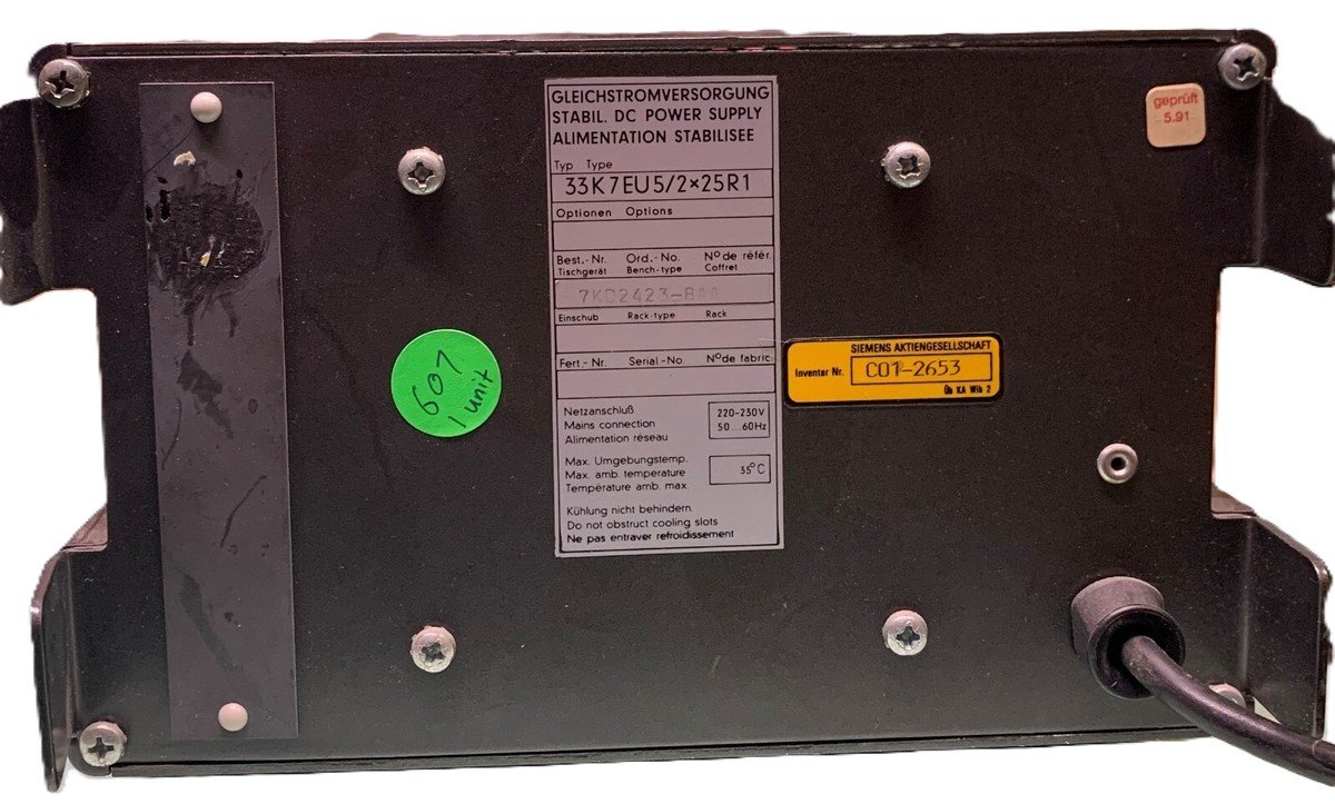 Gossen Konstanter 33K7EU 5/2X25RD DC Power Supply