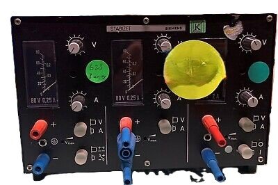 Gossen Konstanter 7KD2403-4G61 DC Power Supply 2(80V .25A) + 8V 2A