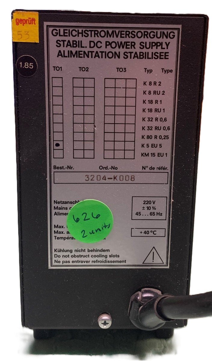 Gossen Konstanter K5EU5 DC Power Supply 5V 5A