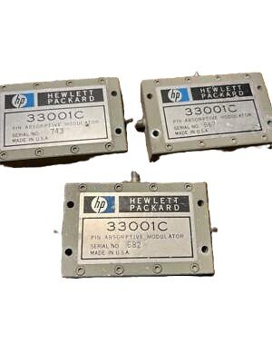 HP 33001C Pin Absortive Modulator 8-18 GHz 80dB Isolation for one