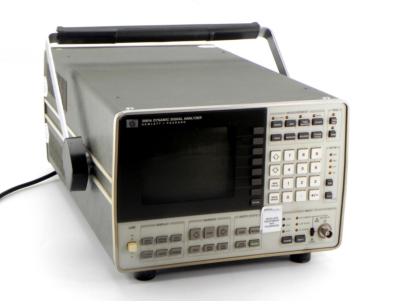 HP 3561A Spectrum Analyzer, 0.000125Hz to 100kHz. w 001