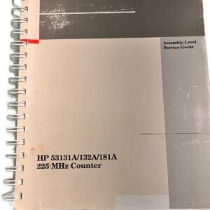 HP 53131A/132A/181A Counter Assembly-level Service Guide Manual Part 53131-90023