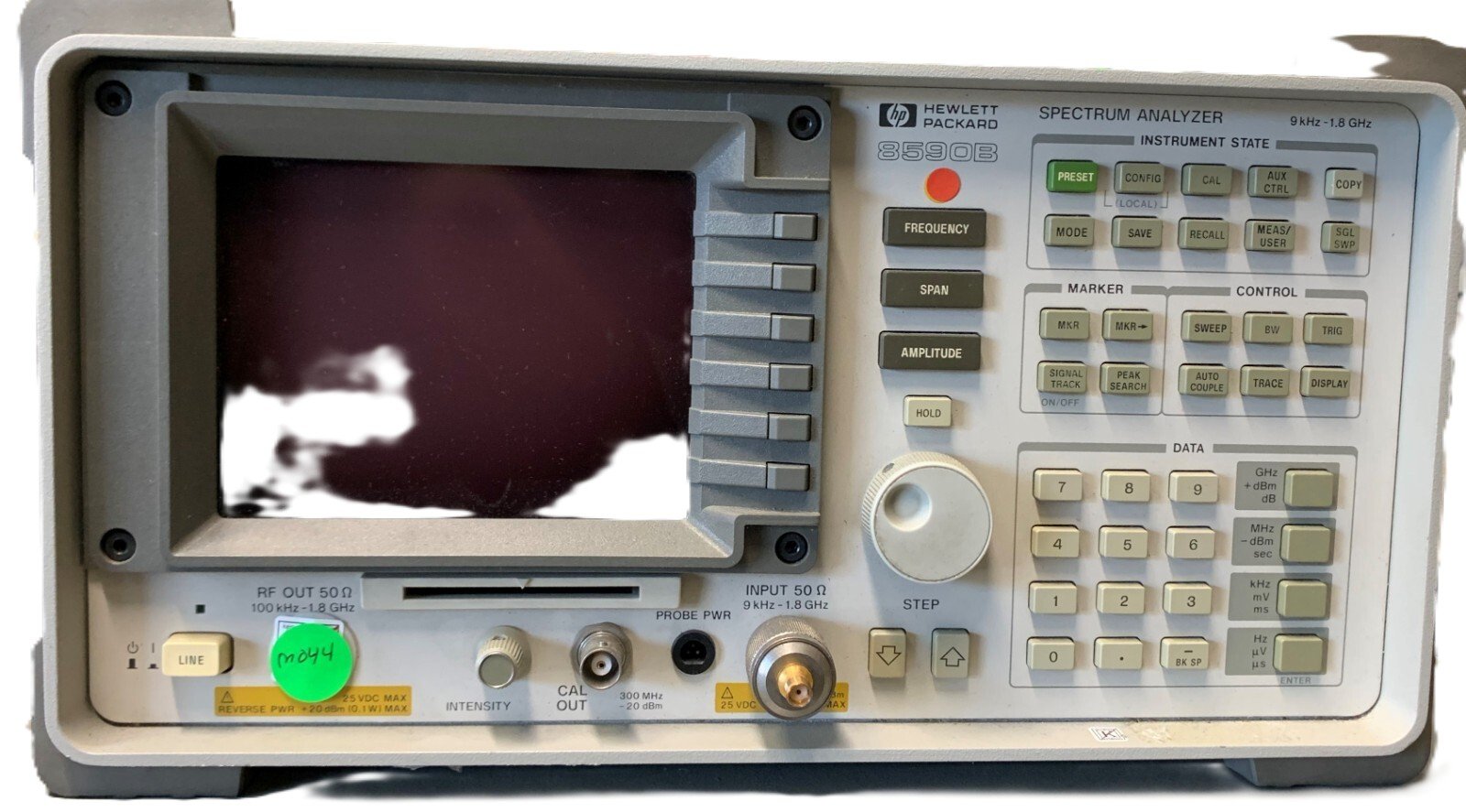 HP 8590B 10kHz-1.8GHz Spectrum Analyzer OPTS 003-021