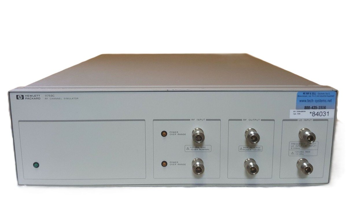HP / Agilent 11759C RF Channel Simulator, 50 MHz to 2700 MHz