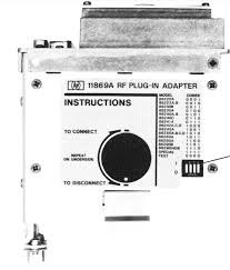 HP / Agilent 11869A Adapter for 8620 Series RF plug-ins