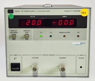 HP / Agilent 6023A Auto ranging DC Power Supply, 20V, 30A