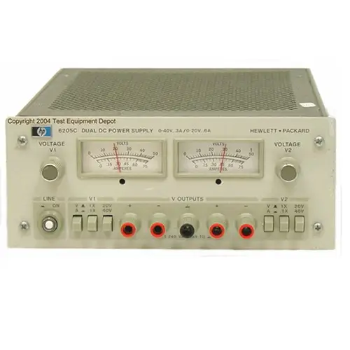 HP / Agilent 6205C Dual-output power supply, 0-20 VDC or 0-40 VDC