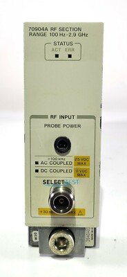 HP / Agilent 70904A RF Section, 100 Hz to 2.9 GHz