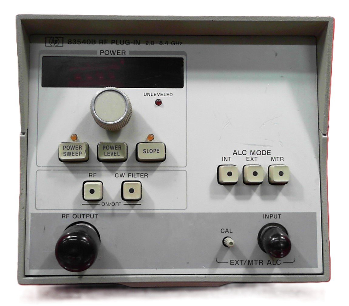 HP / Agilent 83540A RF plug-in for 8350A/B, 2.0-8.4 GHz
