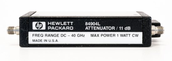 HP Agilent 84904M Programmable Step Attenuator, DC to 50 GHz, 0 to 11 dB, 1 dB Steps