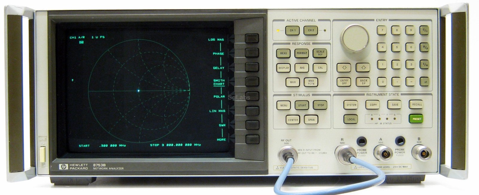 HP Agilent 8753C 6GHz S-parameter Network Analyzer