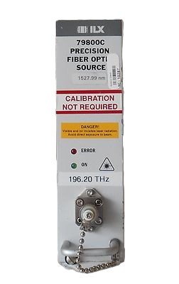 ILX Precision Fiber Optic Source FOS79800C 1527.99 nm, 196.2 THz