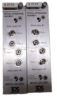 JDS Uniphase MV47L Fiber Optic VOA MV47L-CS-Z002