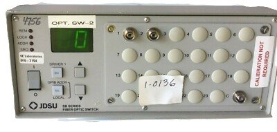 JDS uniphase SB1C10021+ 27XF000FA Fiber Optic Switch W OP sw-2