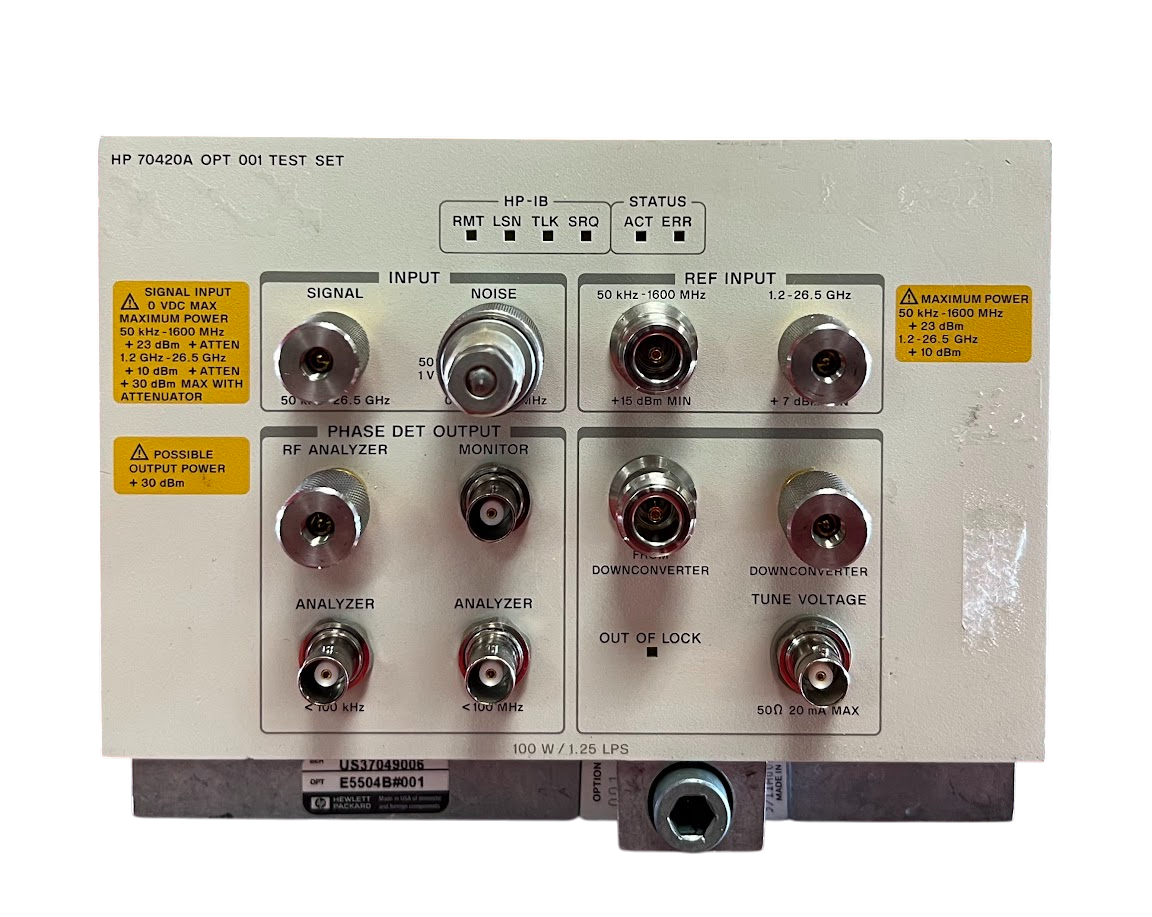 Keysight (Agilent) 70420A Phase Noise Test Set