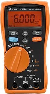 Keysight U1232A Handheld Digital Multimeter, True RMS
