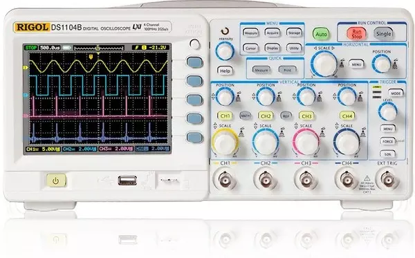Rigol DS1104B 100 Mhz Digital Oscilloscope 4-Channel