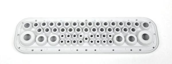 Rittal SZ2561.500 Plastic Cable Gland Plate With Membranes (Size 3)