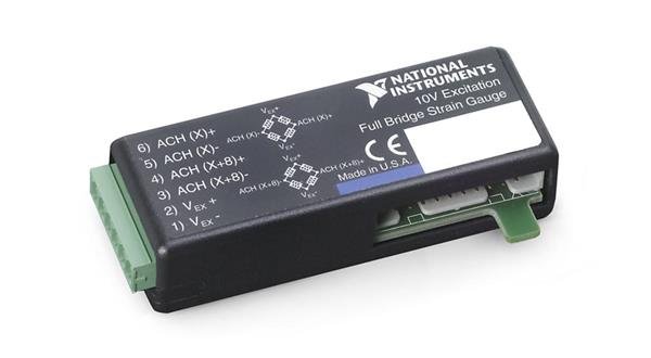 NI SCC-SG24 2-Channel Load Cell Input, Full-Bridge, 1.6 kHz Lowpass Module
