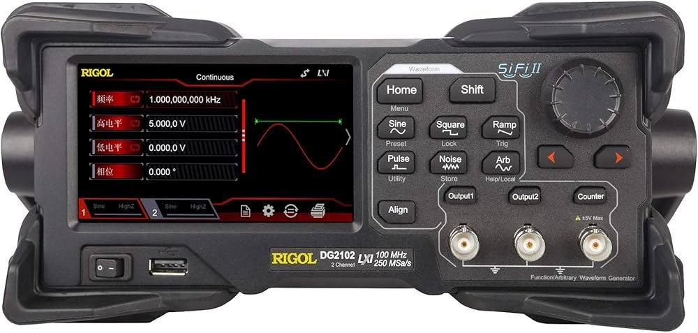 Rigol DG2102 – 100 MHz Function/Arbitrary Waveform Generator