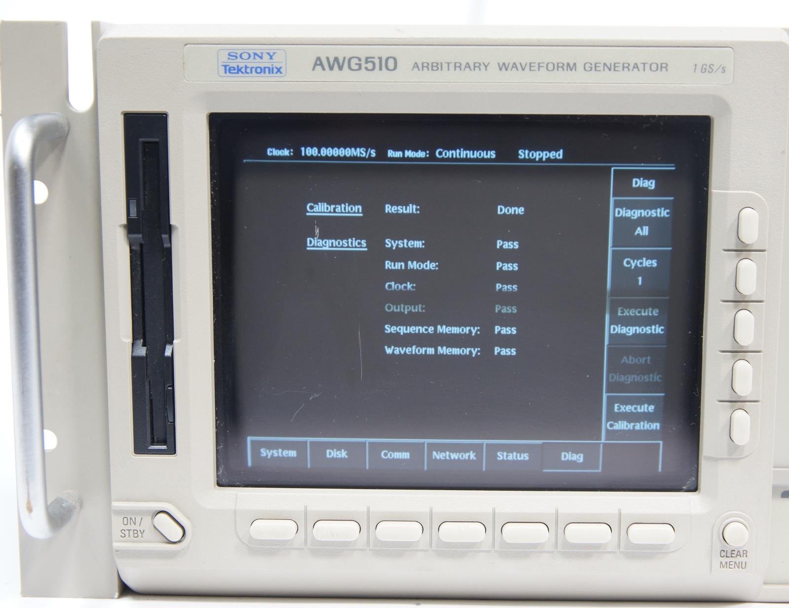 Tektronix AWG510 waveform Generator 1 Gb/s with option 03